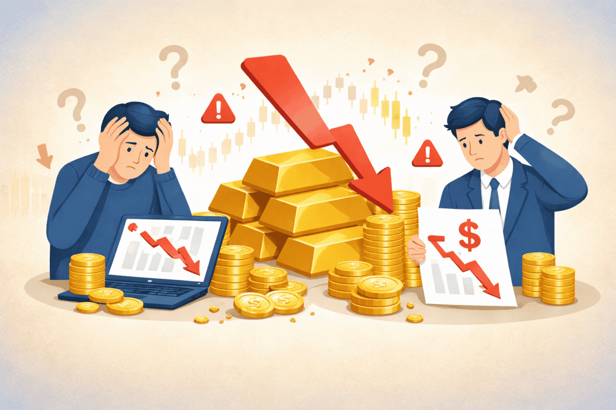 چرا بیشتر تریدرها در ترید طلا ضرر می‌کنند؟